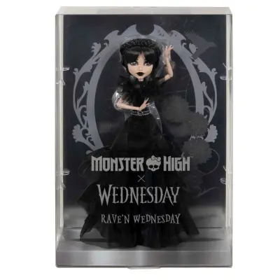 Monster High x Wednesday Rave'n Wednesday - Monster High -  Leksaksaffären