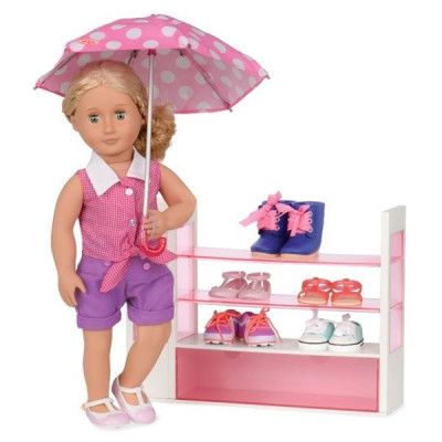 Our Generation Skohylla med tillbehör