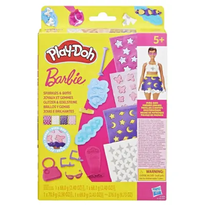 Play-Doh Barbie Designer Sparkles&Gems - Play-Doh -  Leksaksaffären