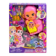 Polly Pocket Momma Monkey&Baby - Polly Pocket -  Leksaksaffären