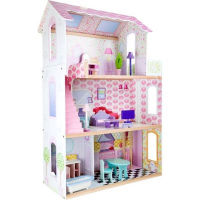 Import For Kids Small Foot, Dockskåp - Villa Doll´s House