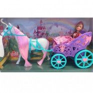 Sparkle Girlz Prinsessa docka med häst och vagn, Zuru