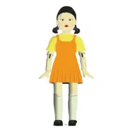 Squid Game Docka Kartongfigur