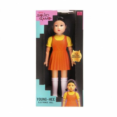 Squid Game Young-Hee Elektrisk Docka - Squid Game -  Leksaksaffären