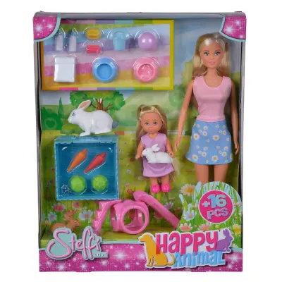 Steffi Love Husdjur Lekset Kaniner - Steffi Love -  Leksaksaffären