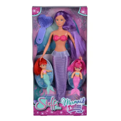 Steffi Love Mermaid Twins Lila - Steffi Love -  Leksaksaffären