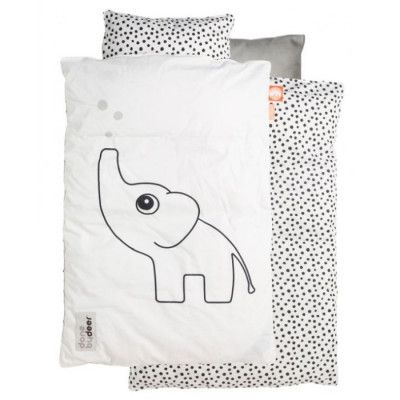 Done By Deer Bäddset Vagn/Vagga Elphee (Vit)