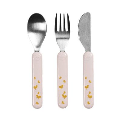 Done By Deer Bestickset (Rosa)