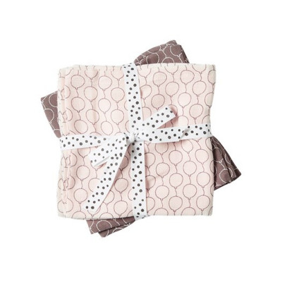 Done by Deer burp cloth 2-pack, balloon powder