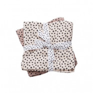 Done by Deer burp cloth 2-pack, happy dots powder