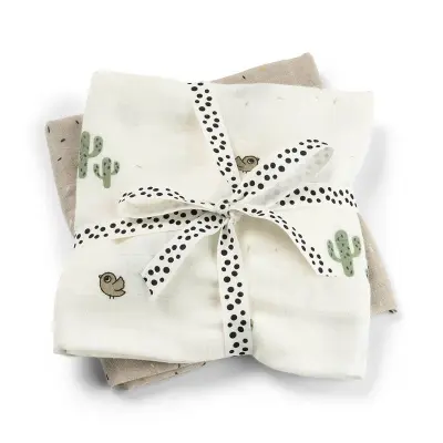 Done by Deer burp cloth 2-pack, Lalee