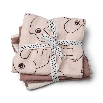 Done by Deer burp cloth 3-pack, deer friends powder