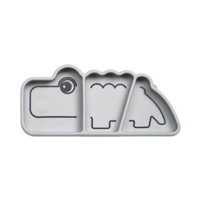 Done by Deer Croco Tallrik Snacks (Grå)