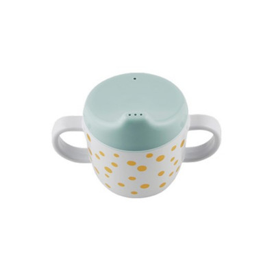 Done by Deer drickpipsmugg Happy Dots, blå/gold