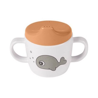 Done by Deer drickpipsmugg Sea friends, mustard/grey