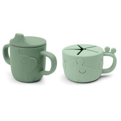 Done by Deer drickpipsmugg&snackmugg set, grön