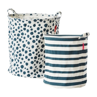 Done by Deer förvaringskorgar 2-pack, blå