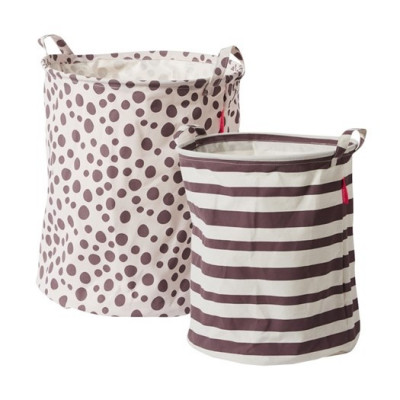 Done by Deer förvaringskorgar 2-pack, powder