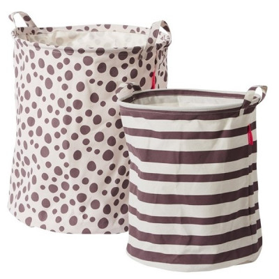 Done By Deer, Förvaringskorgar 2-pack rosa