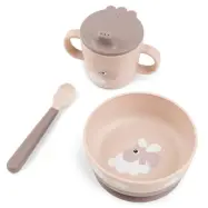 Done by Deer First Meal set Foodie, happy clouds rosa