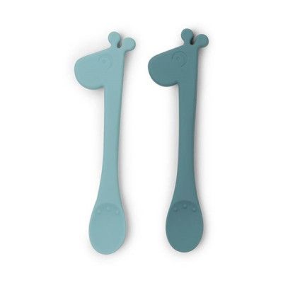 Done by Deer matningssked 2-pack Peekaboo Raffi, blå