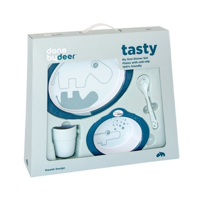 Done By Deer, Melaminset - Contour mörkblå