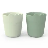Done by Deer mini mugg Kiddish Croco 2-pack, grön