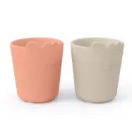 Done by Deer mini mugg Kiddish Croco 2-pack, sand/coral