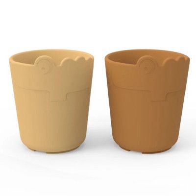 Done by Deer mini mugg Kiddish Croco 2-pack, senap
