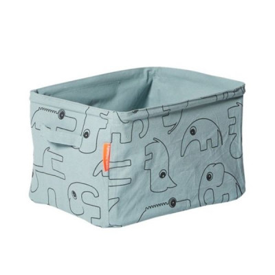 Done By Deer, Mjuk Förvaringskorg Blå