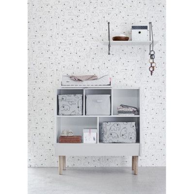 Done By Deer Mjuk Förvaringskorg (Grå)