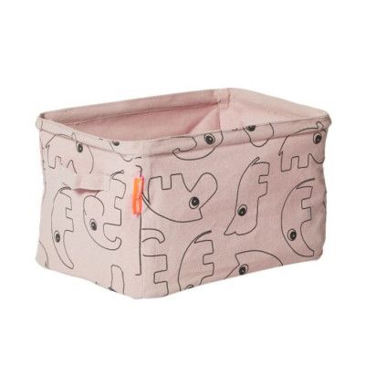 Done By Deer Mjuk Förvaringskorg (Rosa)