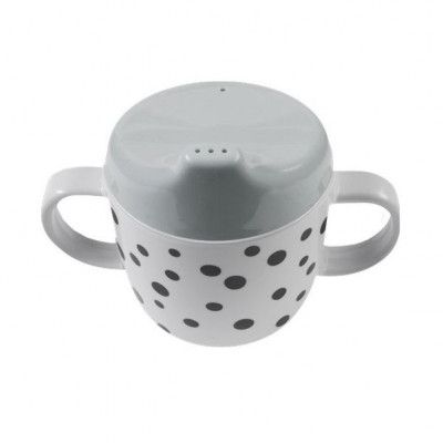 Done By Deer Pipmugg Happy dots (Grå/Svart)