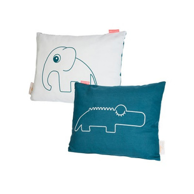 Done by Deer prydnadskudde Elphee/Croco, blue