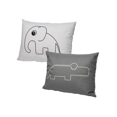 Done by Deer prydnadskudde Elphee/Croco, grey