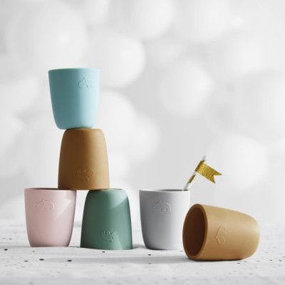 Done by Deer Silikonmugg Mini (Mustard)