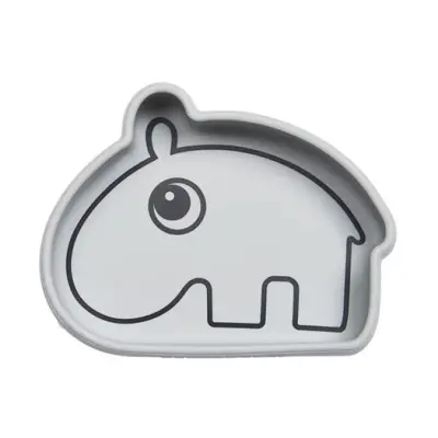 Done by Deer silikonskål Stick&stay Ozzo, grå