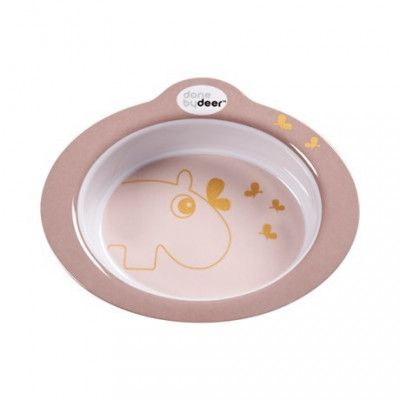 Done by Deer Skål Anti-slip Contour (Rosa)