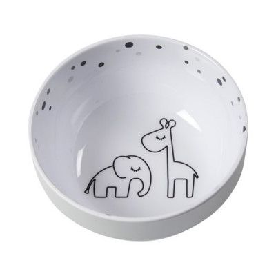 Done by Deer skål mini Yummi Dreamy Dots, grå