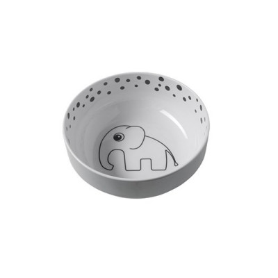 Done by Deer skål Yummi Happy Dots, grey