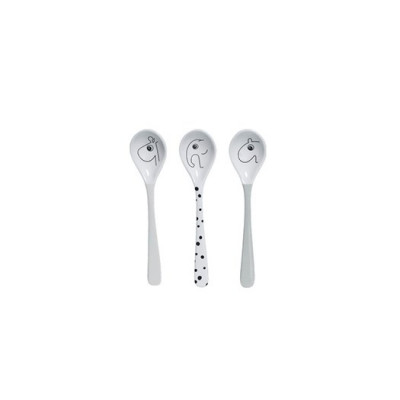 Done by Deer skedar 3-pack Happy Dots, grå