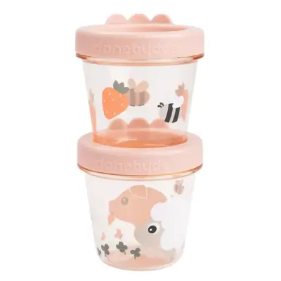 Done by Deer snackslådor 2-pack Tiny Farm, powder