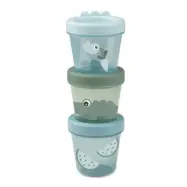 Done by Deer snackslådor 3-pack Croco, green