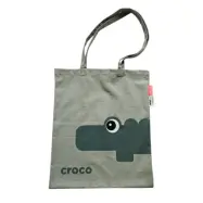 Done by Deer tote bag Croco, grön