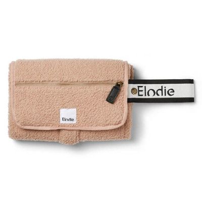 Elodie Details bärbar skötdyna pink bouclé