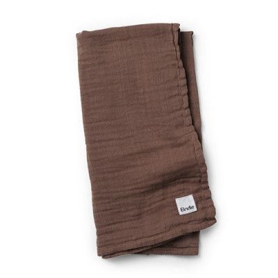 Elodie Details bamboo muslin blanket 1-p, Chocolate