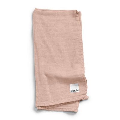 Elodie Details bamboo muslin blanket 1-p, powder pink