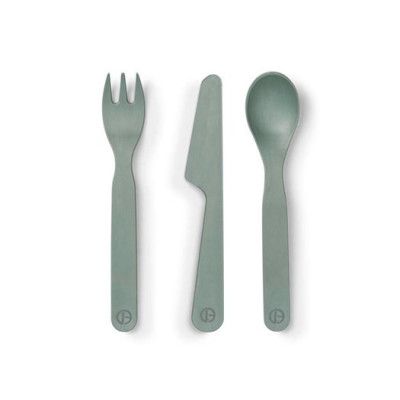 Elodie Details bestick 3 delar, pebble green