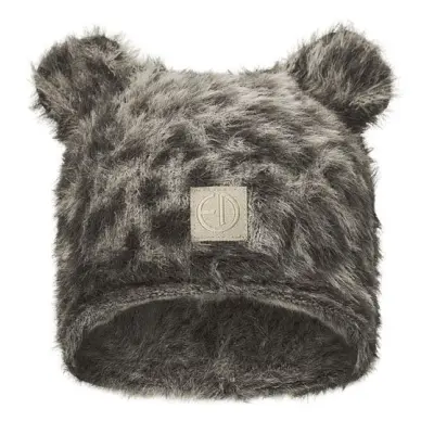Elodie Details furry knit beanie le leopard, 0-6 mån