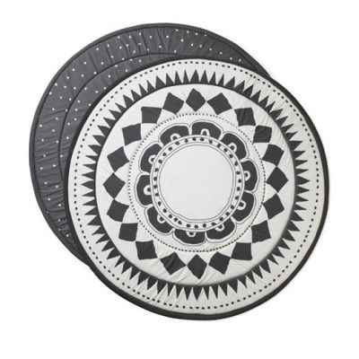 Elodie Details lekmatta Graphic Devotion, grå